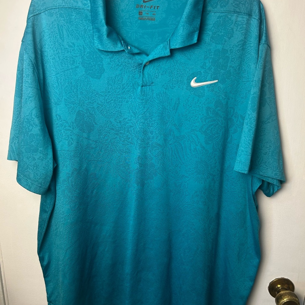 Nike Men's Aqua Polo Shirt